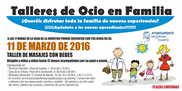 Taller de Masajes con Bebés para familias