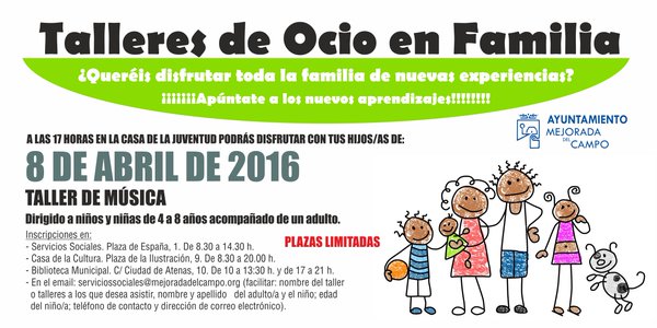 Taller de Música para familias