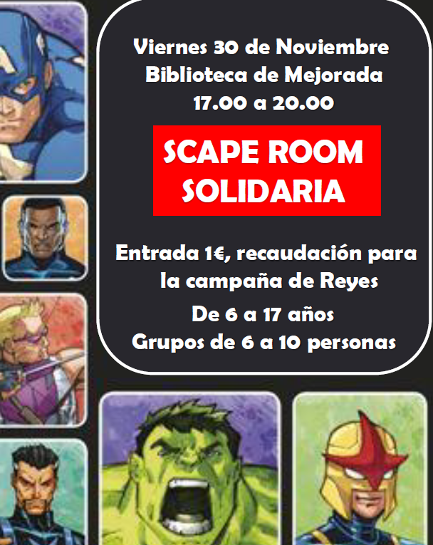 Scape Room Solidaria en Mejorada del Campo