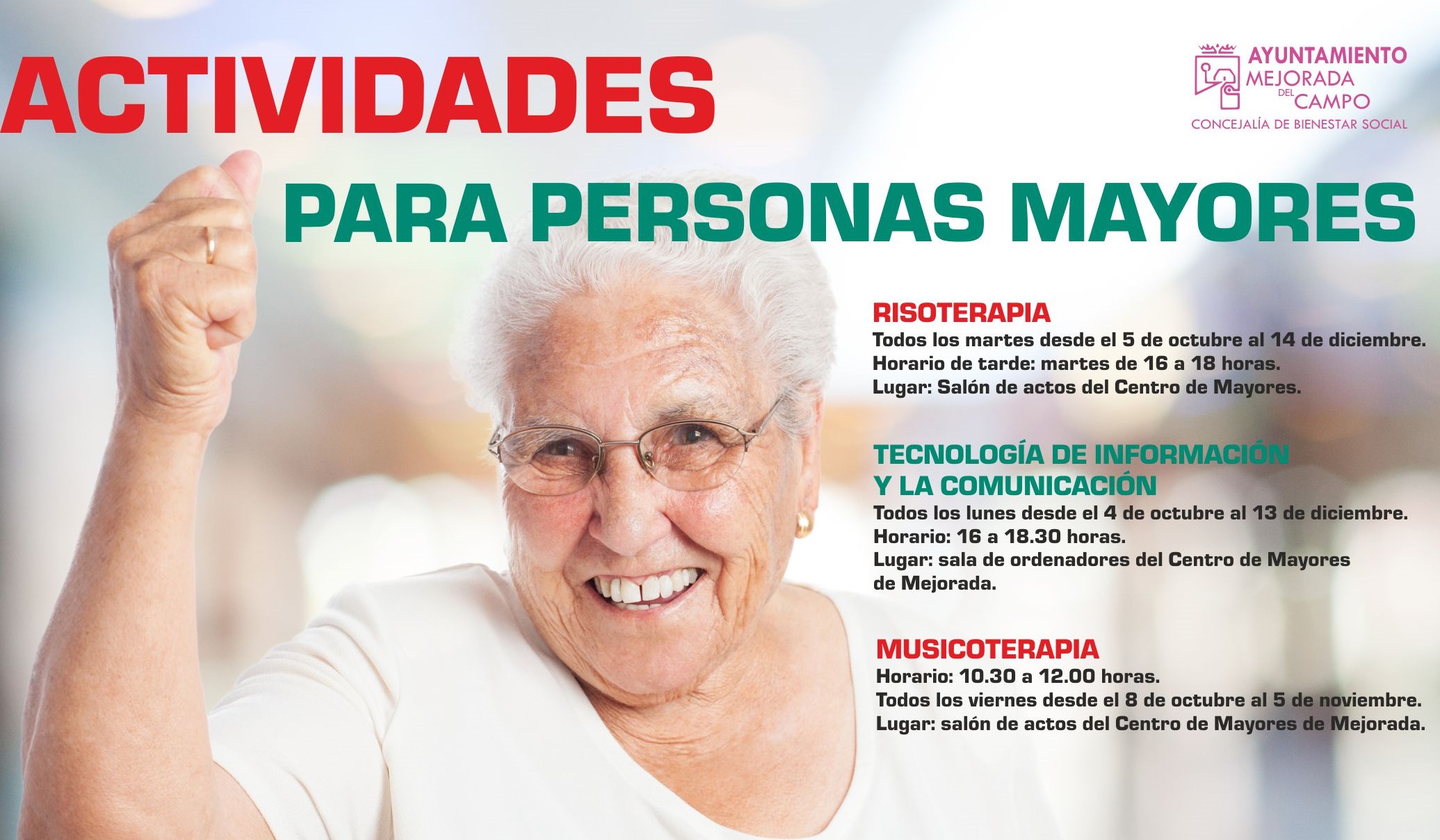 Actividades para personas mayores
