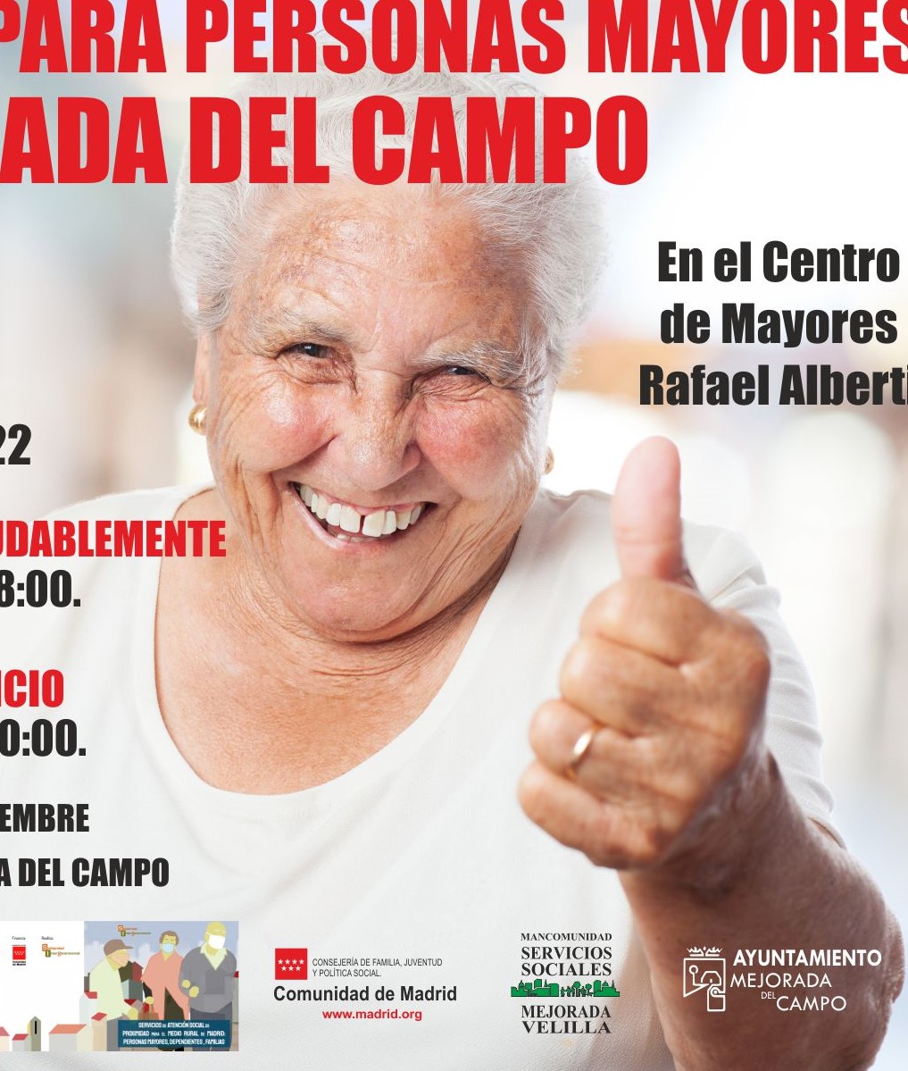 ACTIVIDADES PARA PERSONAS MAYORES EN MEJORADA DEL CAMPO