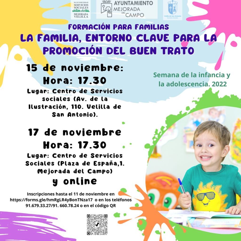 Formación para familias la familia, entorno clave para la promoción del buen trato (1)