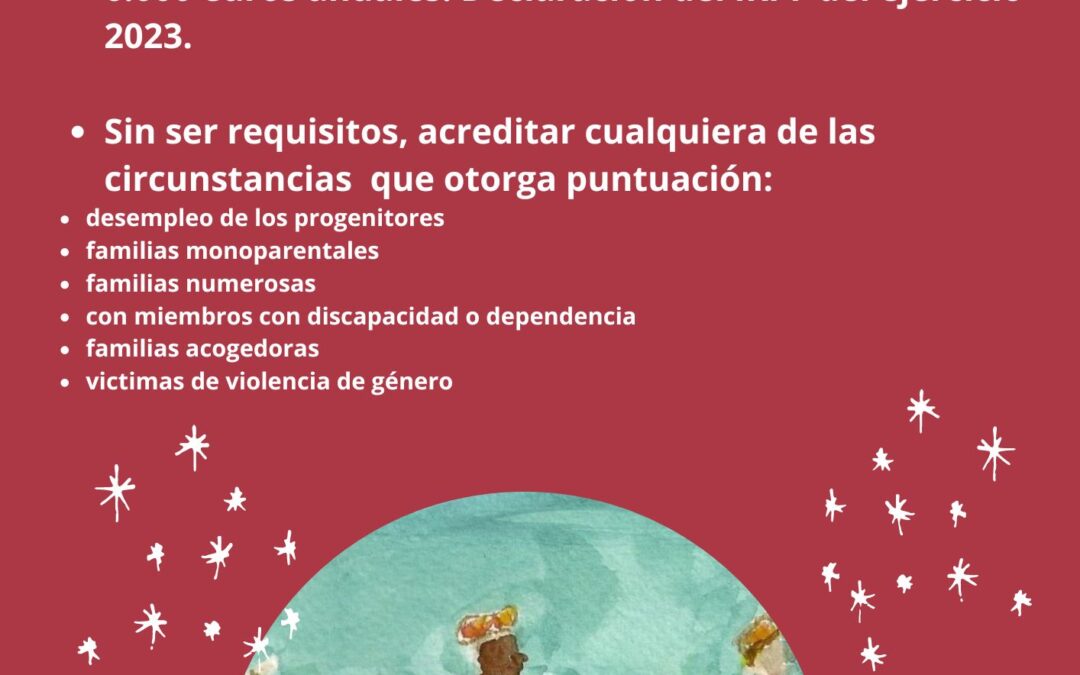 Requisitos para solicitar Campaña de Reyes 2024