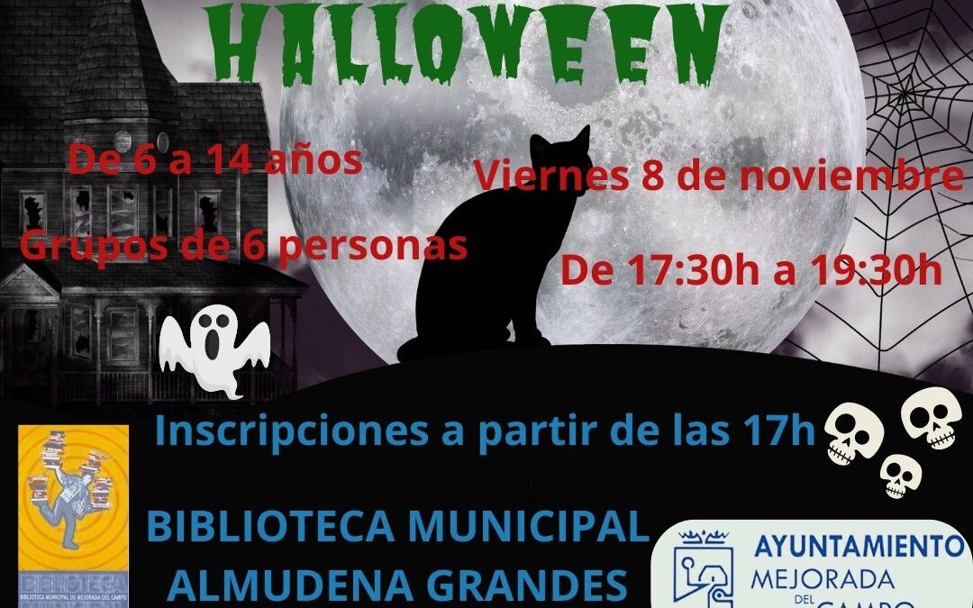 ESCAPEROOM HALLOWEEN. ACTIVIDAD DE LA COMISIÓN DE PARTICIPACIÓN DE MEJORADA DEL CAMPO