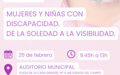 Jornada «Mujeres y niñas con discapacidad. De la soledad a la visibilidad